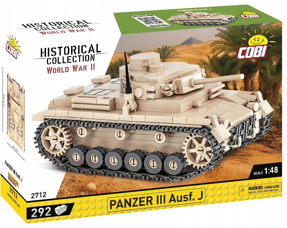 COBI - Konstruktorius Panzer III Ausf. J, 1/48, 2712