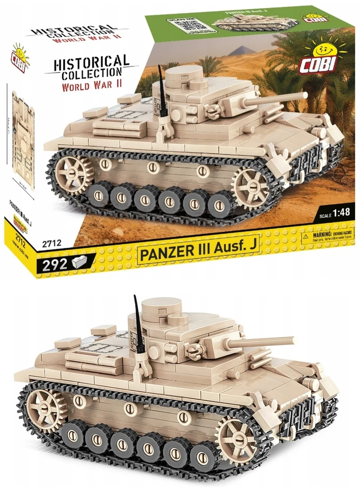 COBI - Konstruktorius Panzer III Ausf. J, 1/48, 2712