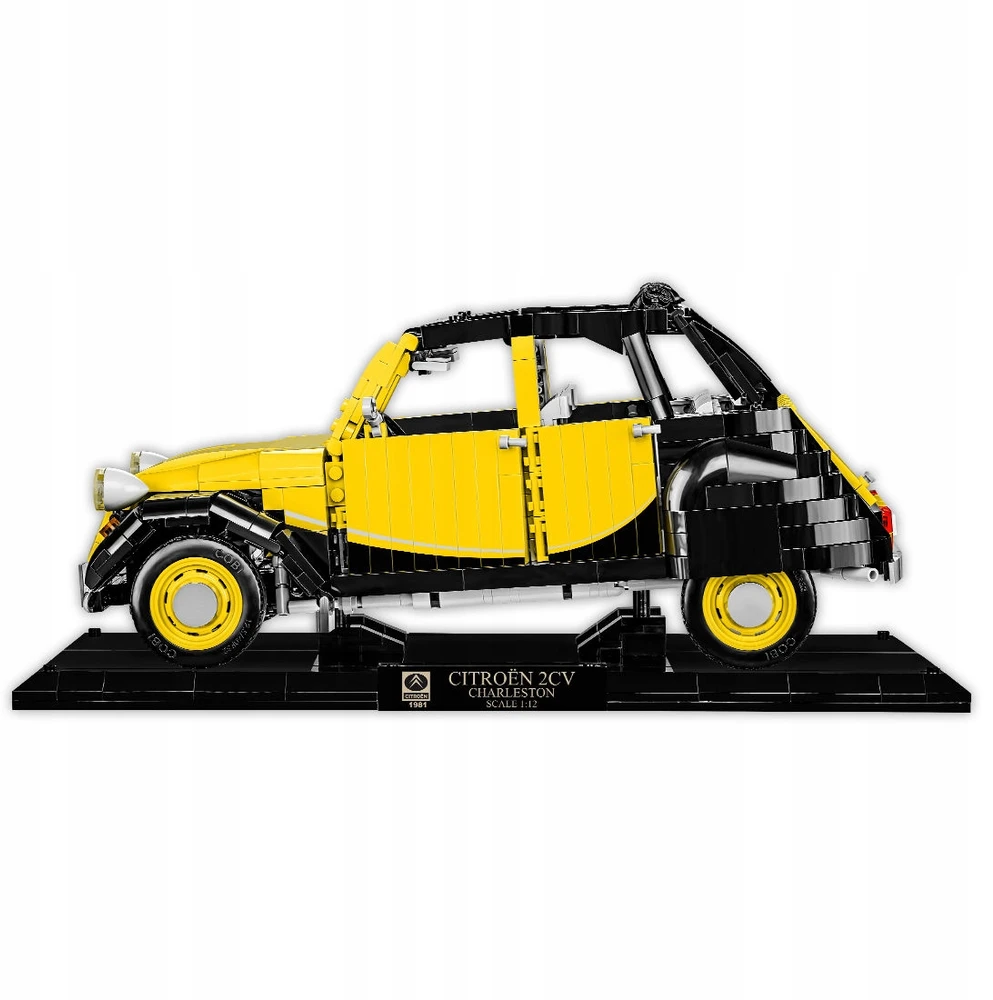Cobi Modelio komplektas – CITROEN – 2CV CHARLESTON E.E – 1630 PCS – Skalė 1/12 – Vidus