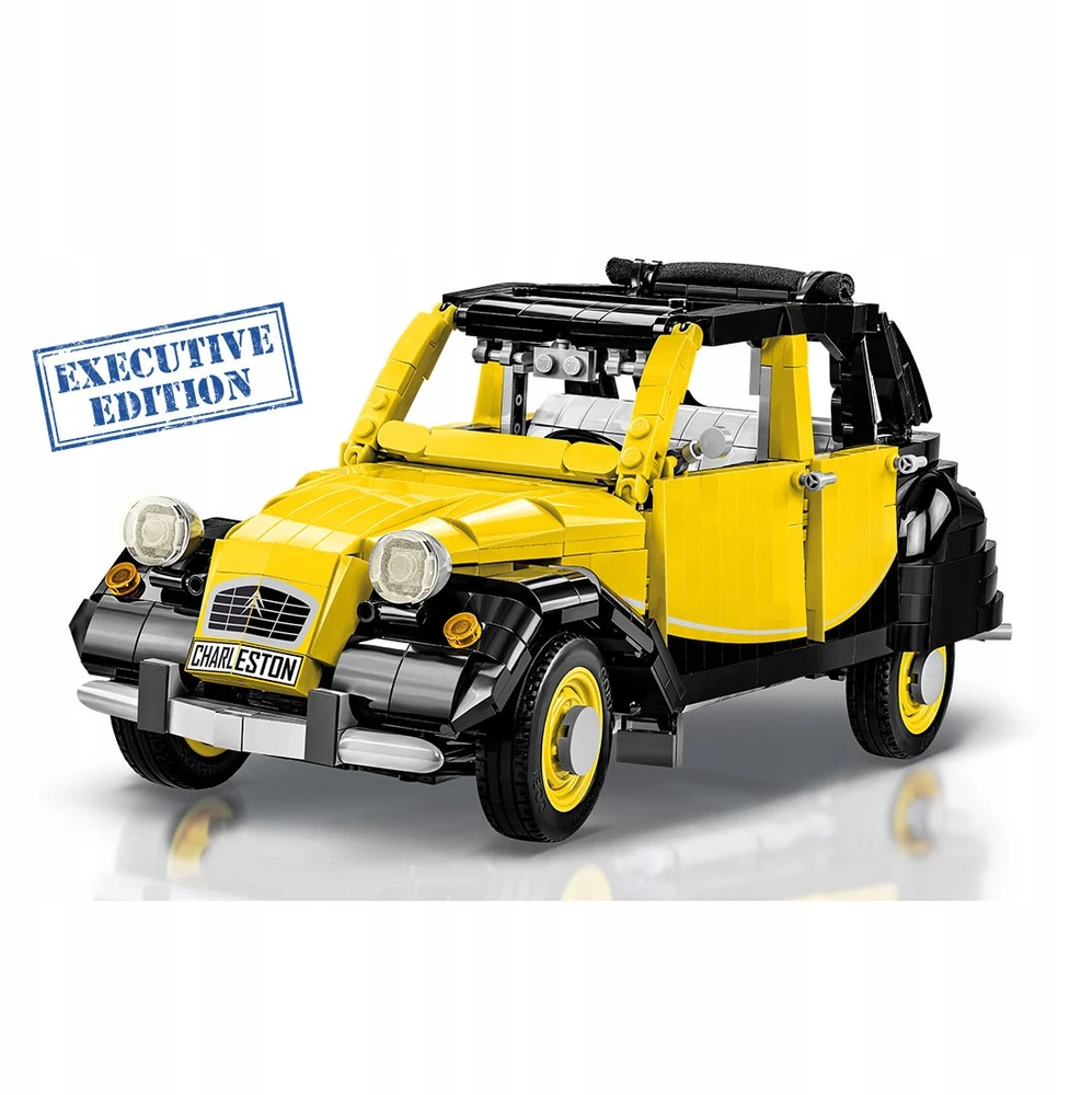 Cobi Modelio komplektas – CITROEN – 2CV CHARLESTON E.E – 1630 PCS – Skalė 1/12 – Vidus