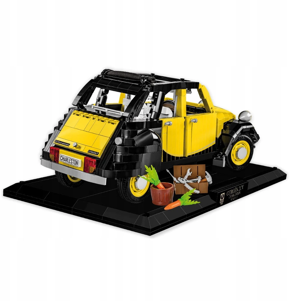 Cobi Modelio komplektas – CITROEN – 2CV CHARLESTON E.E – 1630 PCS – Skalė 1/12 – Vidus