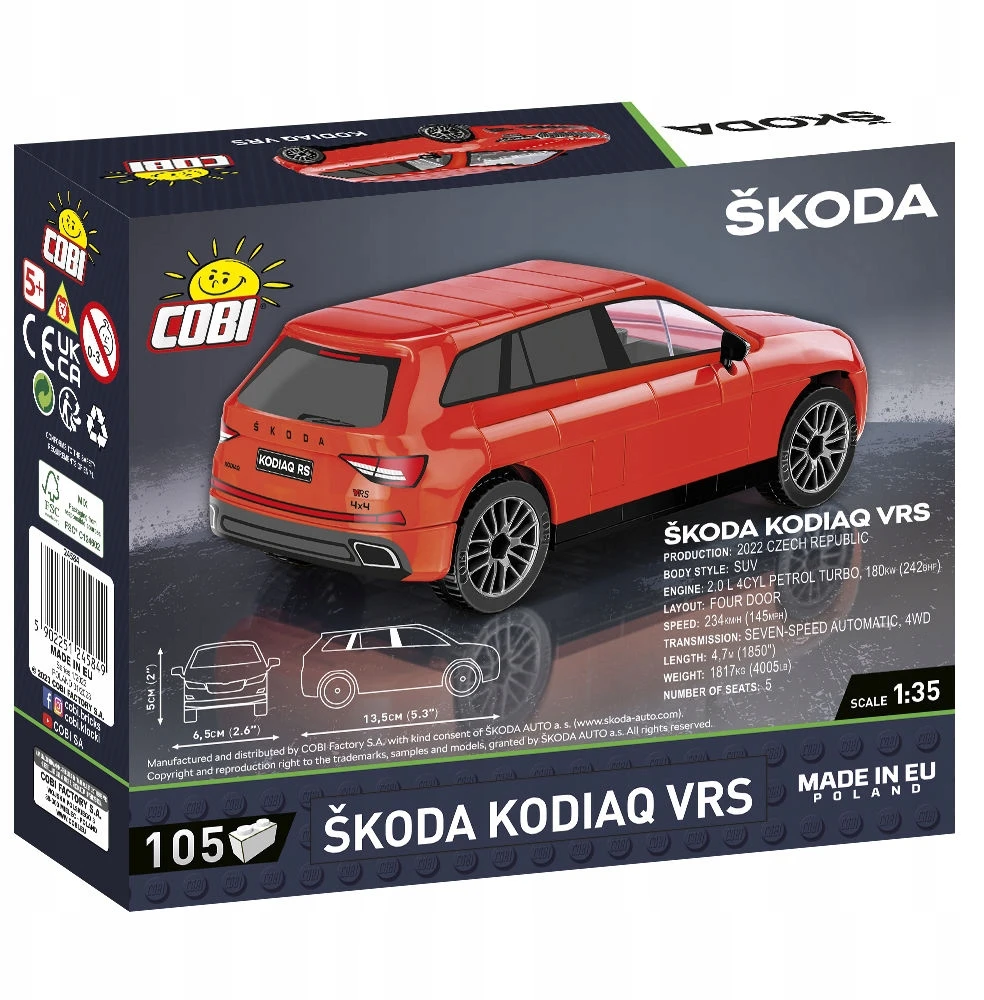 Cobi Škoda Kodiaq Vrs