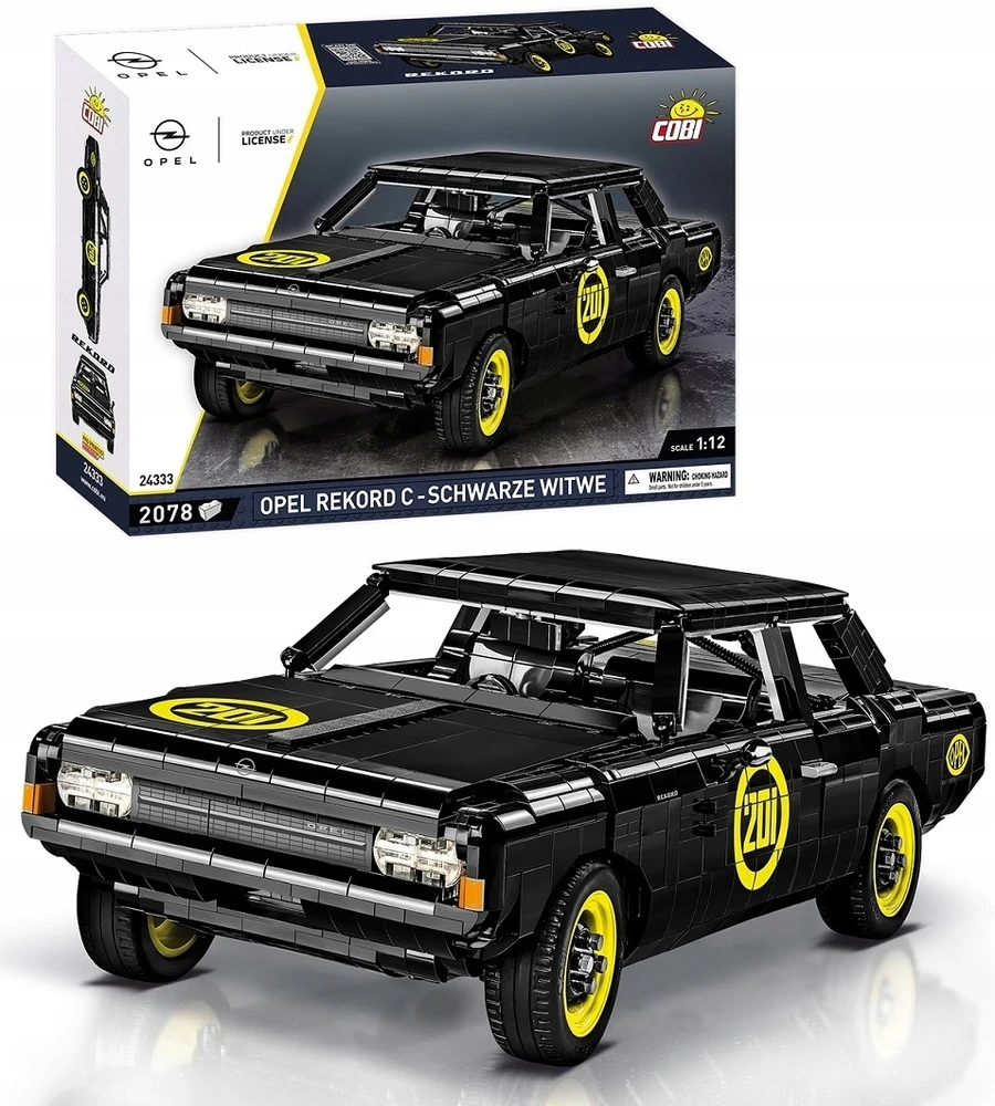 Cobi 24333 Opel Record C-Schwarze Witwe 1:12 2078 kl.