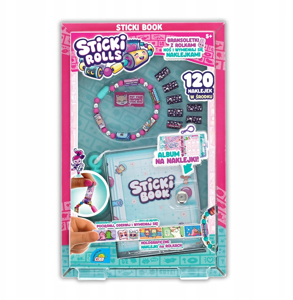 COBI Sticky Rolls + Album SCT-SR200 kūrybinis rinkinys