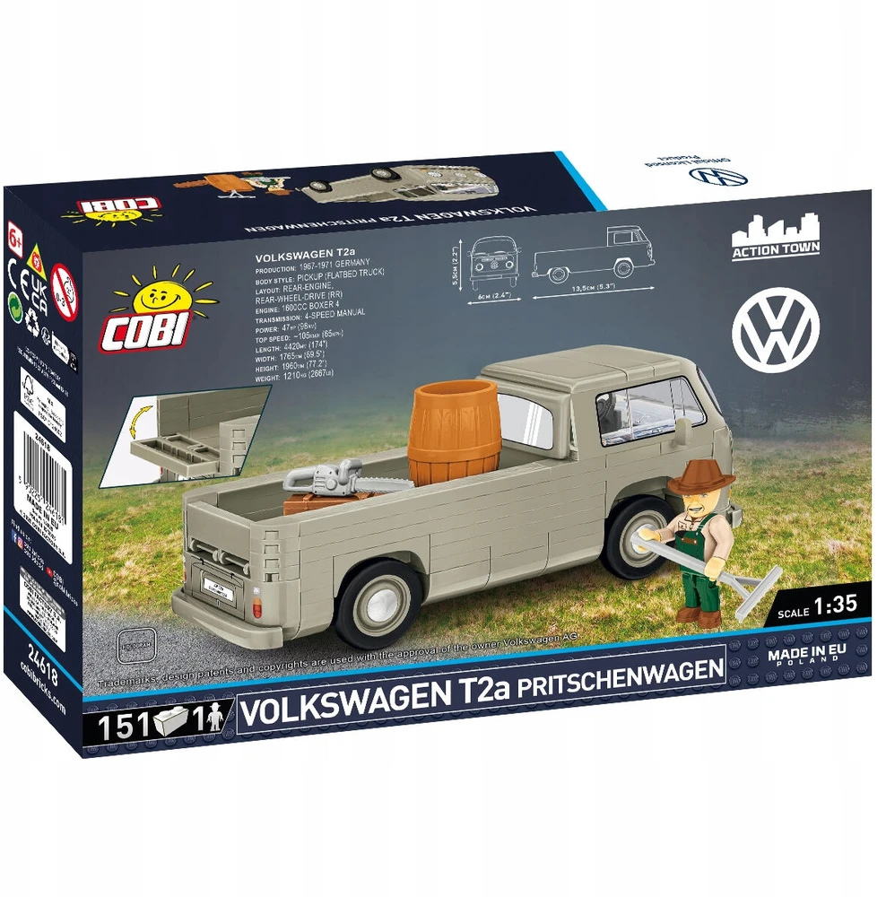 Cobi T2A KROVINIS AUTOMOBILIS