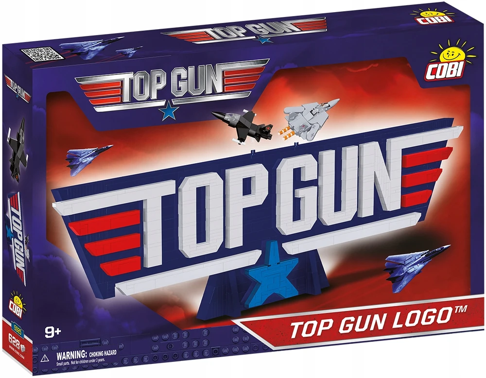Kaladėlių rinkinys Top Gun logotipas COBI 628 detalių
