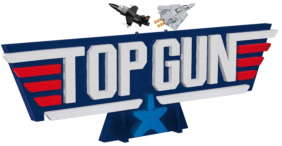 Kaladėlių rinkinys Top Gun logotipas COBI 628 detalių