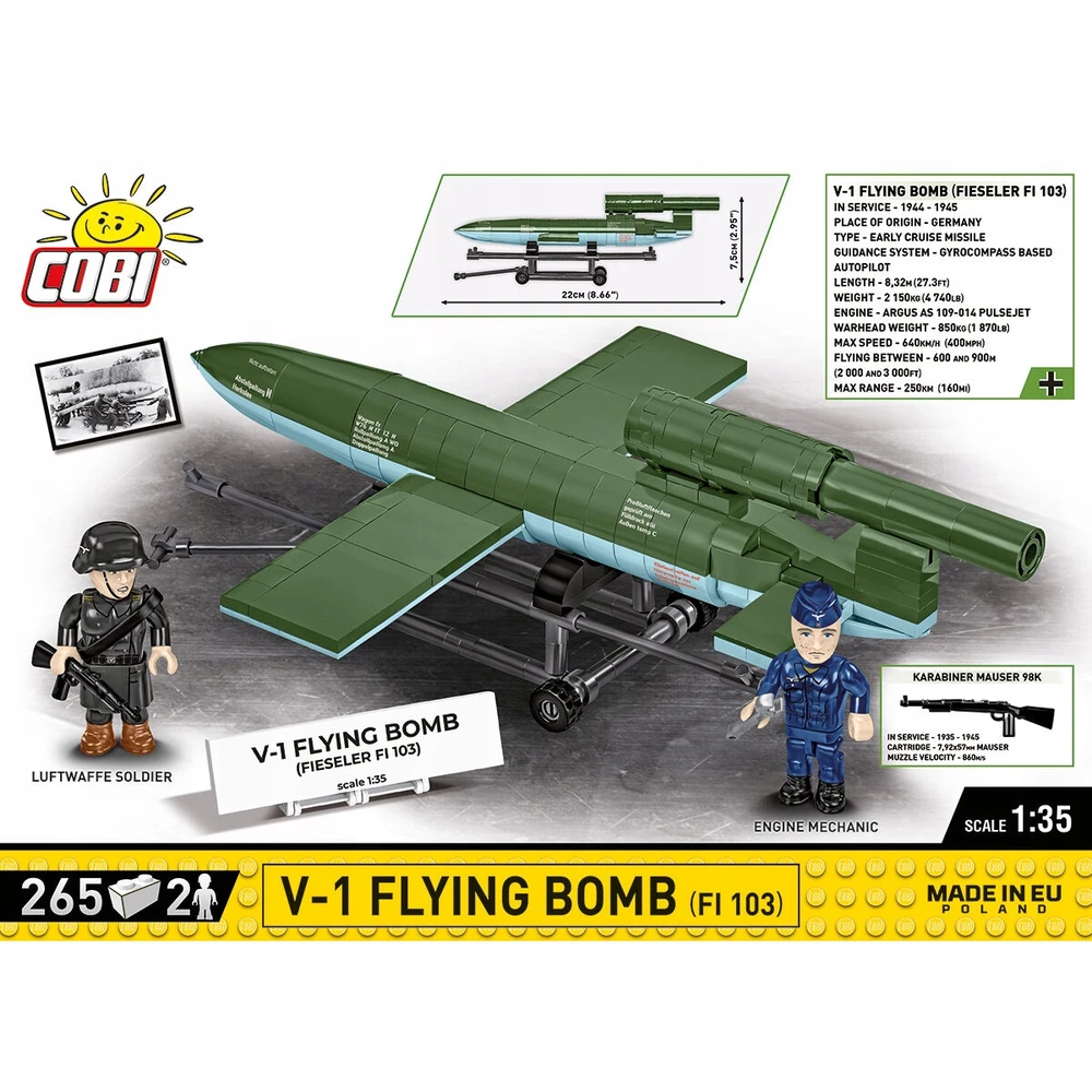 Cobi V1 skraidanti bomba
