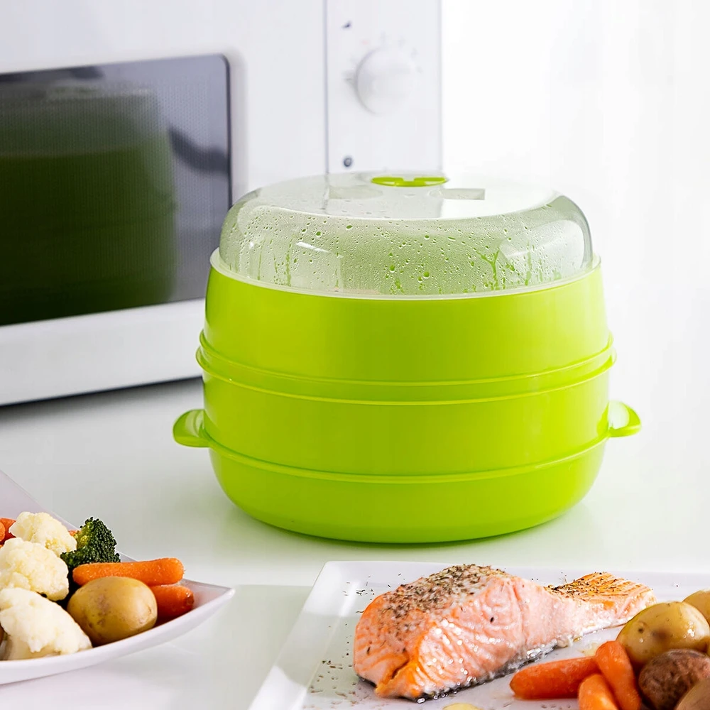 Codowave InnovaGoods dvigubas mikrobangų garintuvas