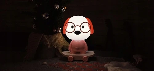 Cogio Kids Naktinė lempa ROŽINĖ PIESEK NA DESKOROLCE LED USB