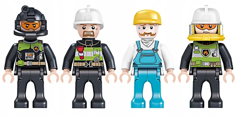 Cogo Bricks sunkvežimis ir gaisrinė 616 vnt