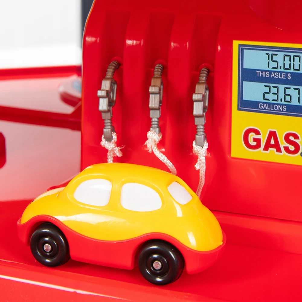 COIL Garažas, automobilių stovėjimo aikštelė, mega automobilių rinkinys, miesto automobiliai su liftu, didžiulis 6 aukštas