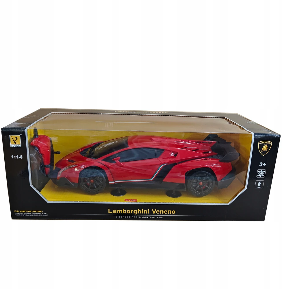 COIL Nuotolinio valdymo RC automobilis Lamborghini 1:14 raudonas