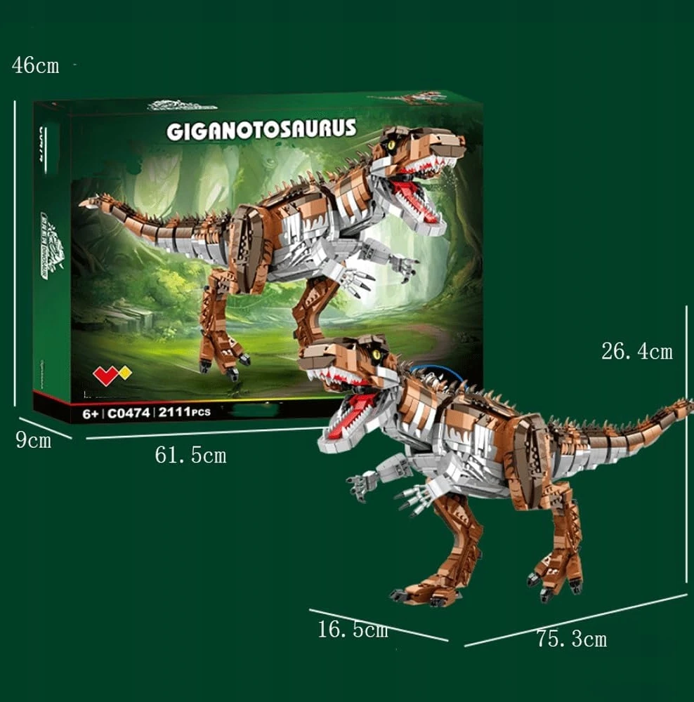 Coil SUDERINAMI KONSTRUKCINIAI BLAKAI DINOSAUR REX GIANT 2111 EL. NUSTATYTI