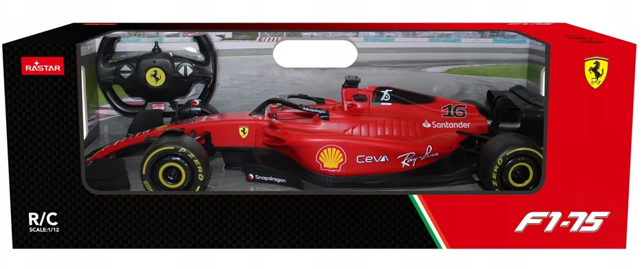Coil ZDALNIE STEROWANY SAMOCHÓD AUTO FERRARI FORMUŁA RC 1:12 NA PILOTA CZERWONE