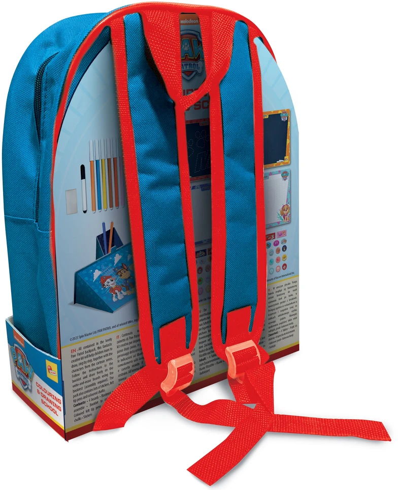 Coloring backpack and drawing school - Paw Patrol - LISCIANI
