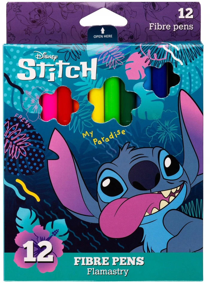 Colorino Flomasteriai Disney Stitch, vienpusiai, 12 vnt.