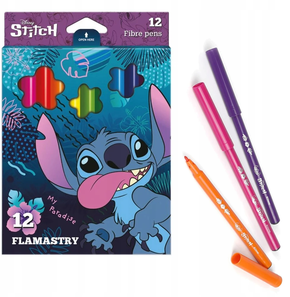 Colorino Flomasteriai Disney Stitch, vienpusiai, 12 vnt.