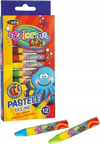 Aliejinės kreidelės COLORINO, 12 spalvų