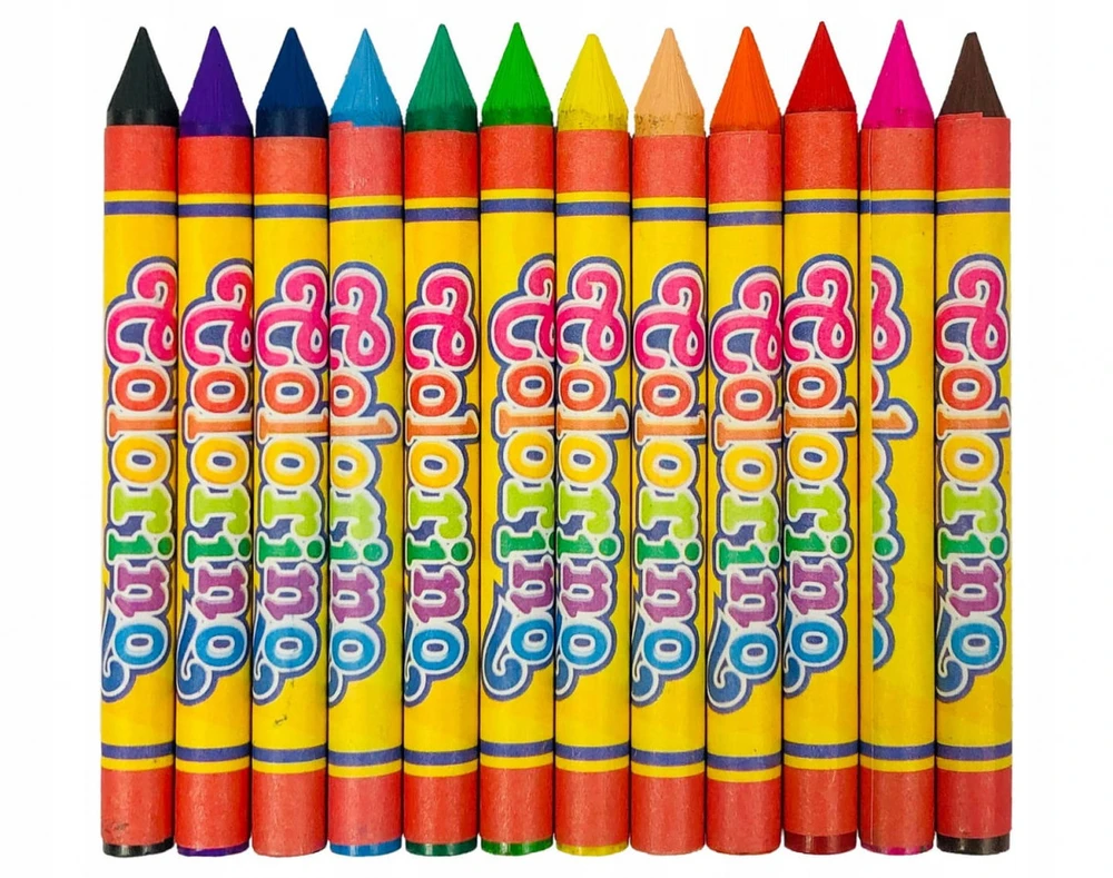 Colorino kreidelės 12 spalvų