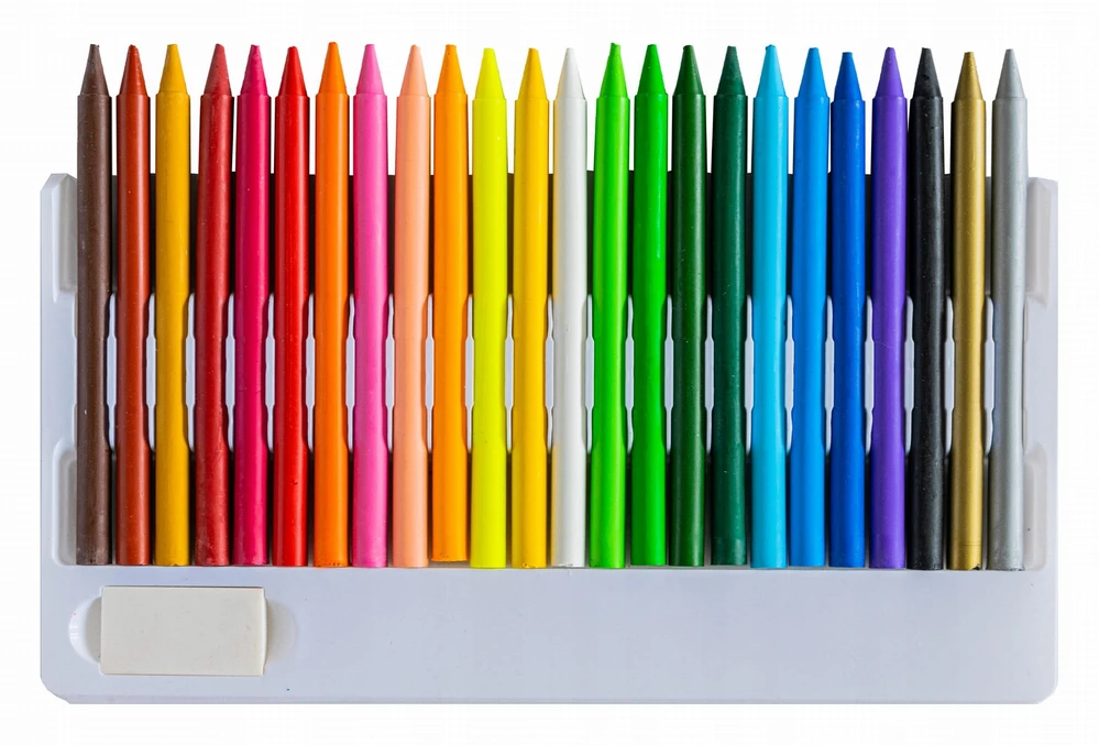Trinamos plastikinės kreidelės Colorino Kids 24 spalvų