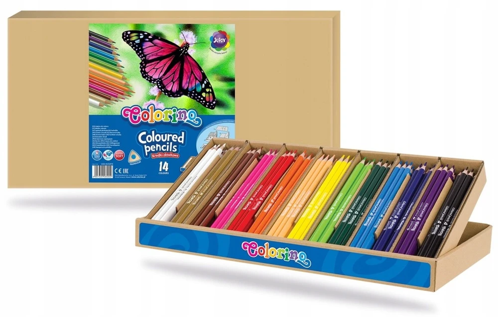 Colorino pieštukinės kreidelės 168 vnt. mišinys