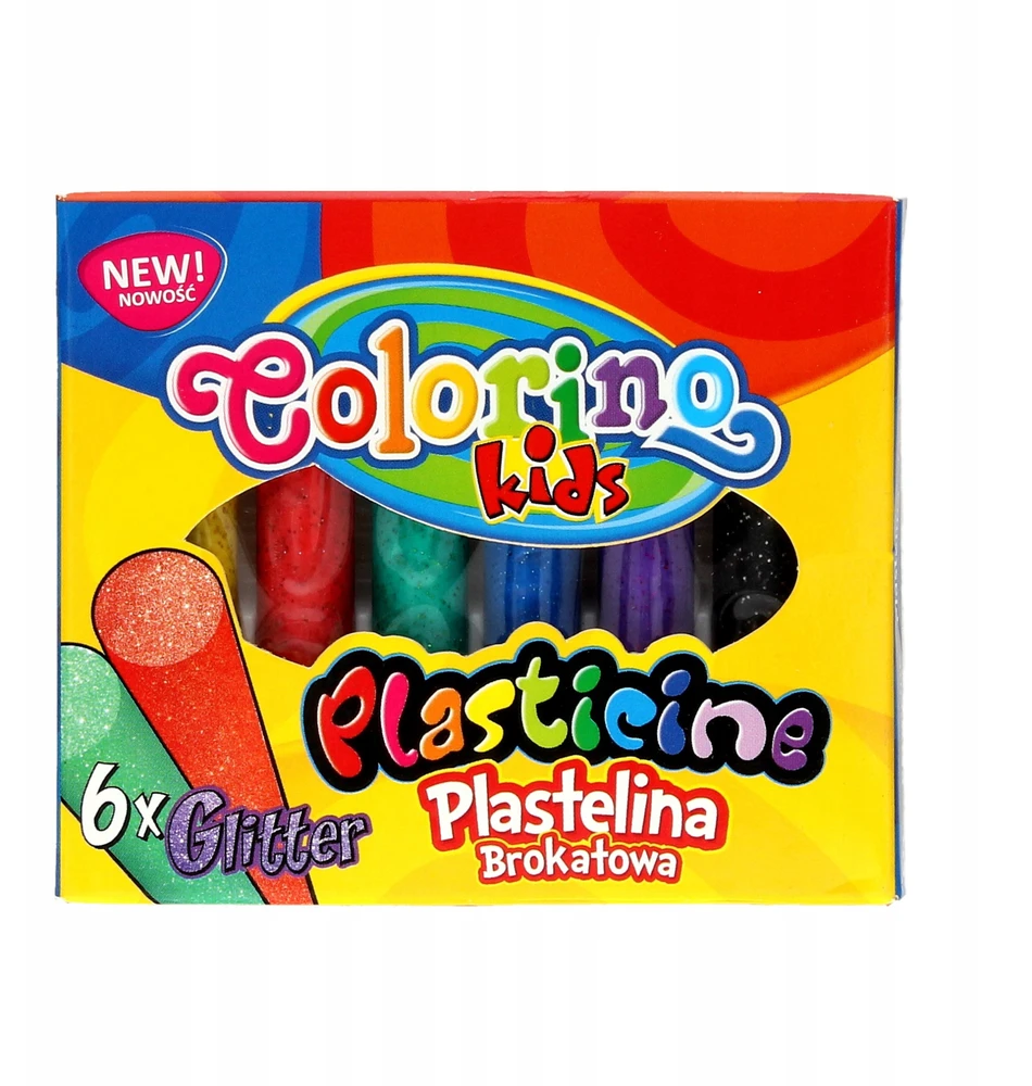 COLORINO PLASTELINA MODELINA DLA DZIECI BROKATOWA