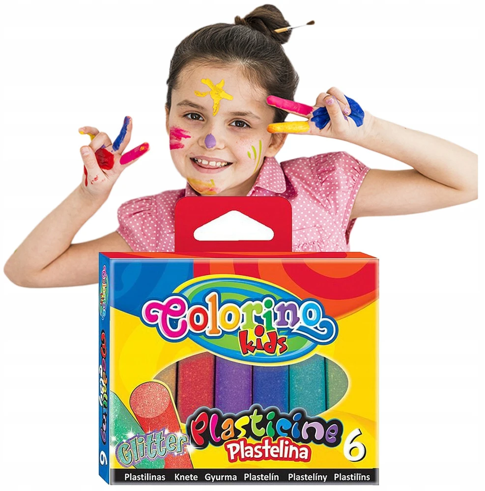 COLORINO PLASTELINA MODELINA DLA DZIECI BROKATOWA