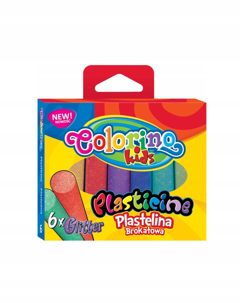COLORINO PLASTELINA MODELINA DLA DZIECI BROKATOWA