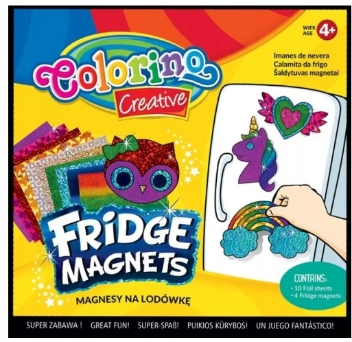 Šaldytuvo magnetukų rinkinys Colorino Creative Mix Nr.2