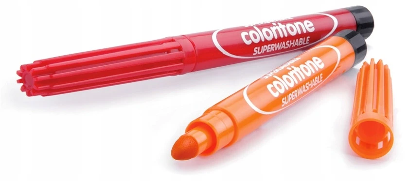 Coloritone markeriai 4 mm 12 spalvų Fibracolor