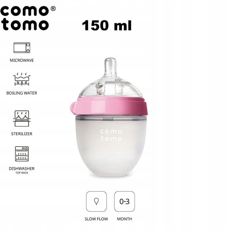 COMOTOMO SILICONE ANTICOLIKO BUTELĖLIS 150ml