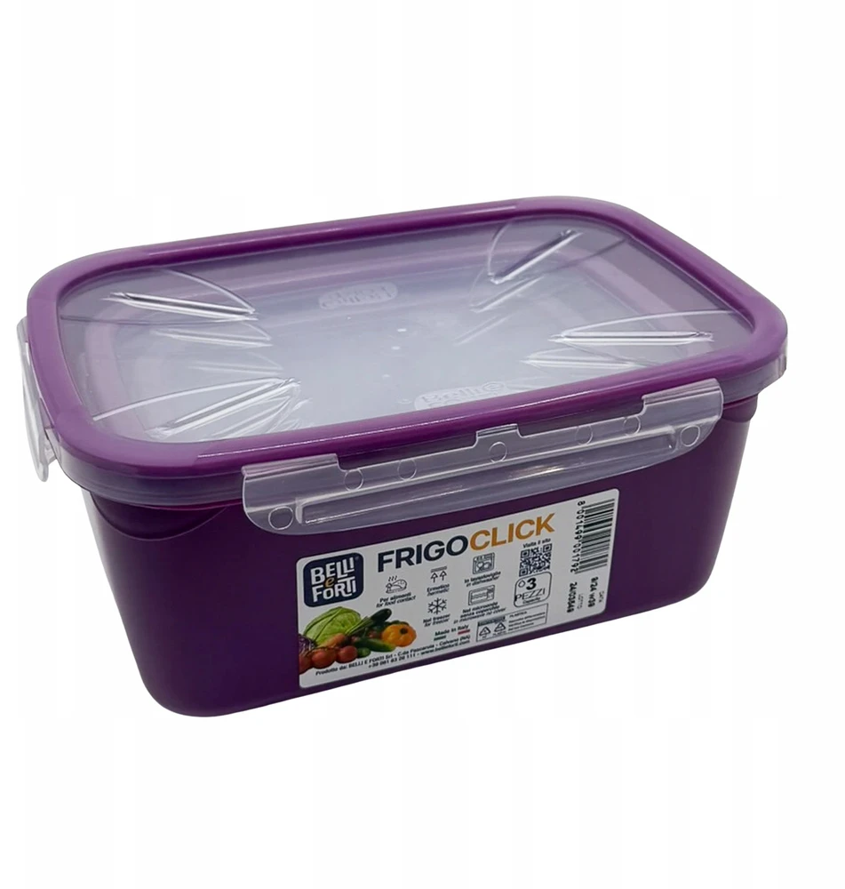 Compactor Belli E Forti taros rinkinys su patvirtinimu FRIGOCLICK PANAMA 3 vnt., stačiakampis su