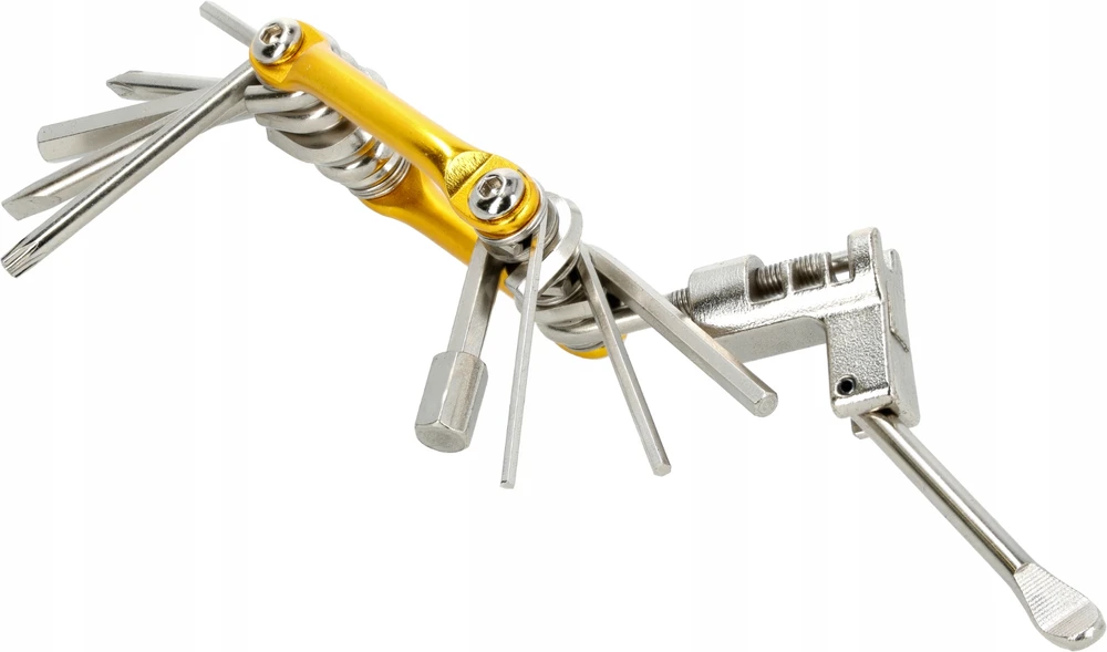 Condor Multitool 11in1 dviračių veržliarakčiai, skirti DREL dviračių remonto tarnybai