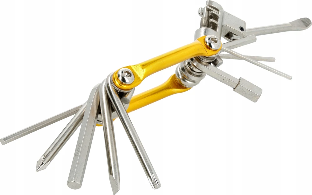 Condor Multitool 11in1 dviračių veržliarakčiai, skirti DREL dviračių remonto tarnybai