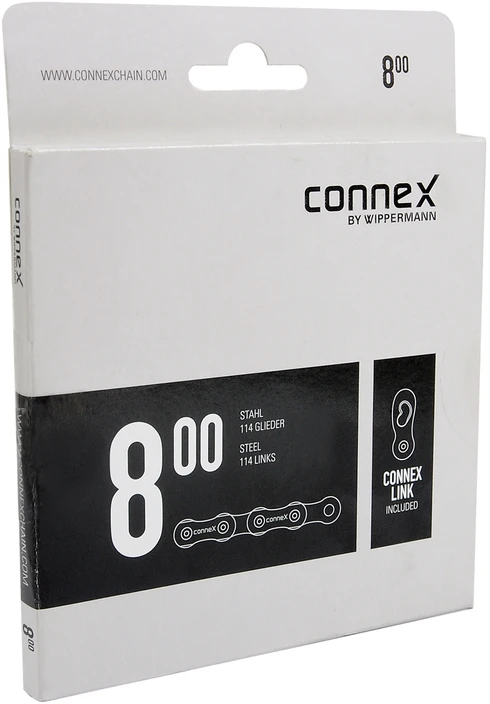 Connex By Wippermann Connex 800 8 greičių dviračio grandinė, 114l plieninė