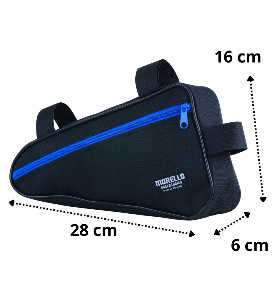 Convey 2xTorba Rowerowa na Ramę Sakwa na Rower Saszetka Wodoodporna Produkt Polski