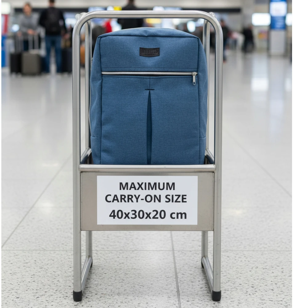 Convey Lėktuvo kuprinė 40x30x20 rankinis bagažas RYANAIR Wizzair LENKIJA