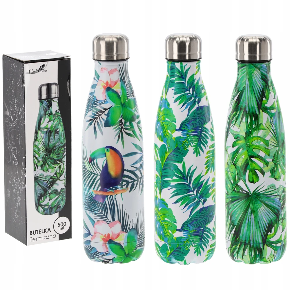 Cook Line THERMAL WATER BOTTLE 500 ML TROPICO MIX PATTERNS