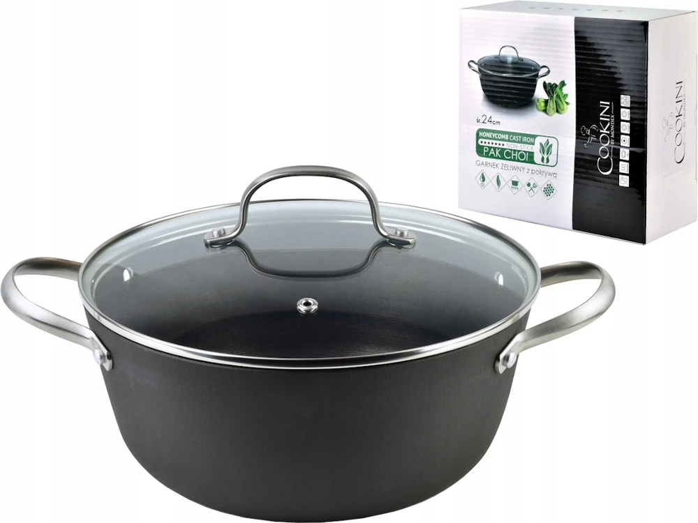 Mondex Cookini Pak Choi Puodas 3,7l Z Pokrywą 24cm !