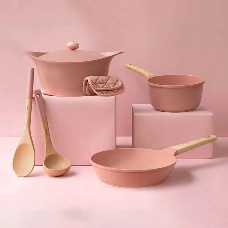 COOKUT Cocotte puodas troškinimui kepti 24cm Marshmallow