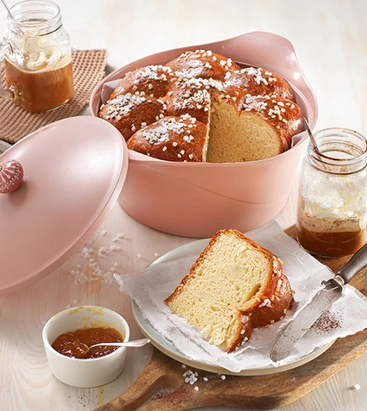 COOKUT Cocotte puodas troškinimui kepti 24cm Marshmallow