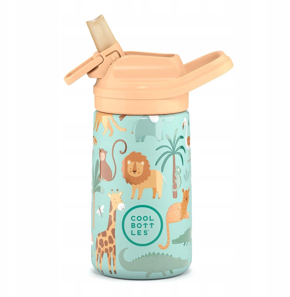 Cool Bottles Buteliukas termiczna Kiddies 350 ml Wild Crew