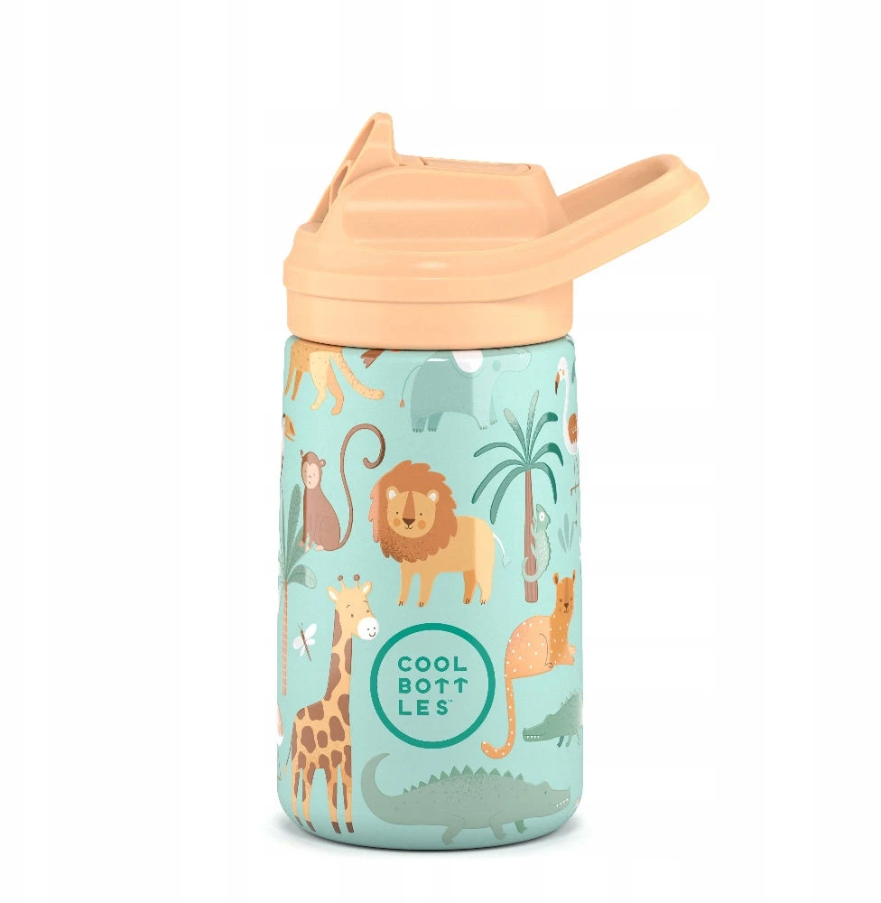 Cool Bottles Buteliukas termiczna Kiddies 350 ml Wild Crew