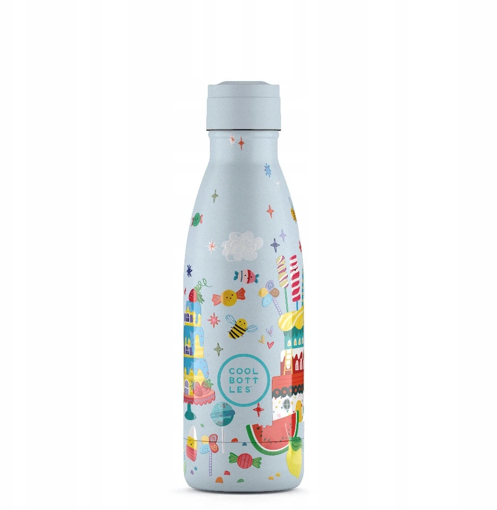 Cool Bottles Buteliukas termiczna Kids 350 ml Triple cool Candy Land