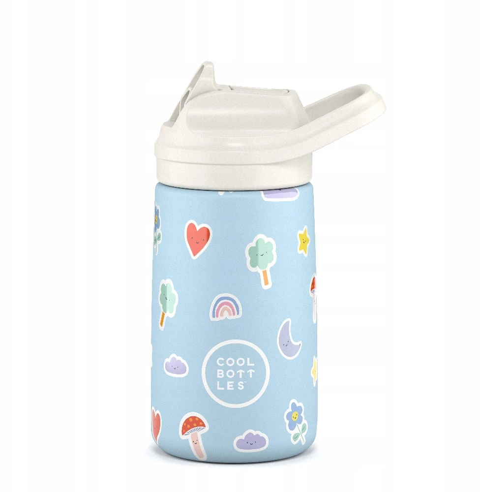 Cool Bottles Kiddies termo buteliukas 350 ml Rainbow Clouds