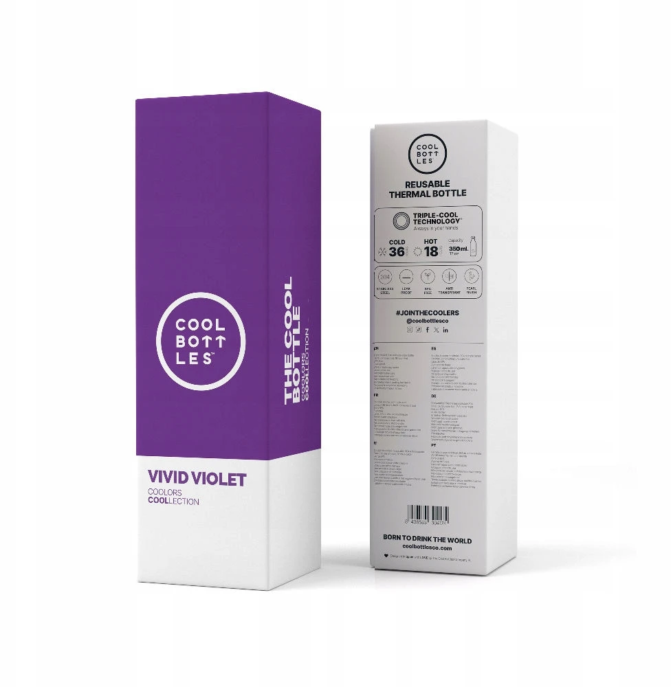 Cool Bottles Thermal buteliukas 350 ml Vivid Violet