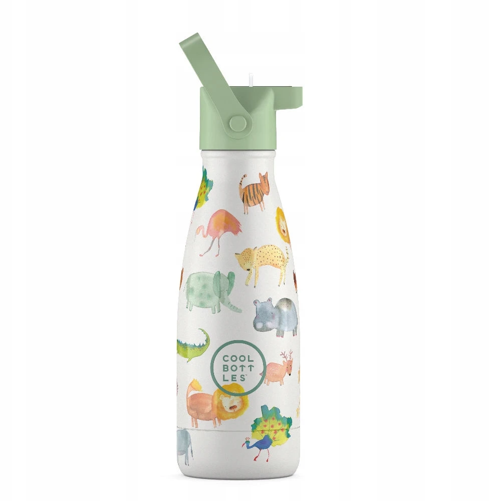 Cool Bottles Thermal buteliukas vaikams 260 ml Afrikos safari