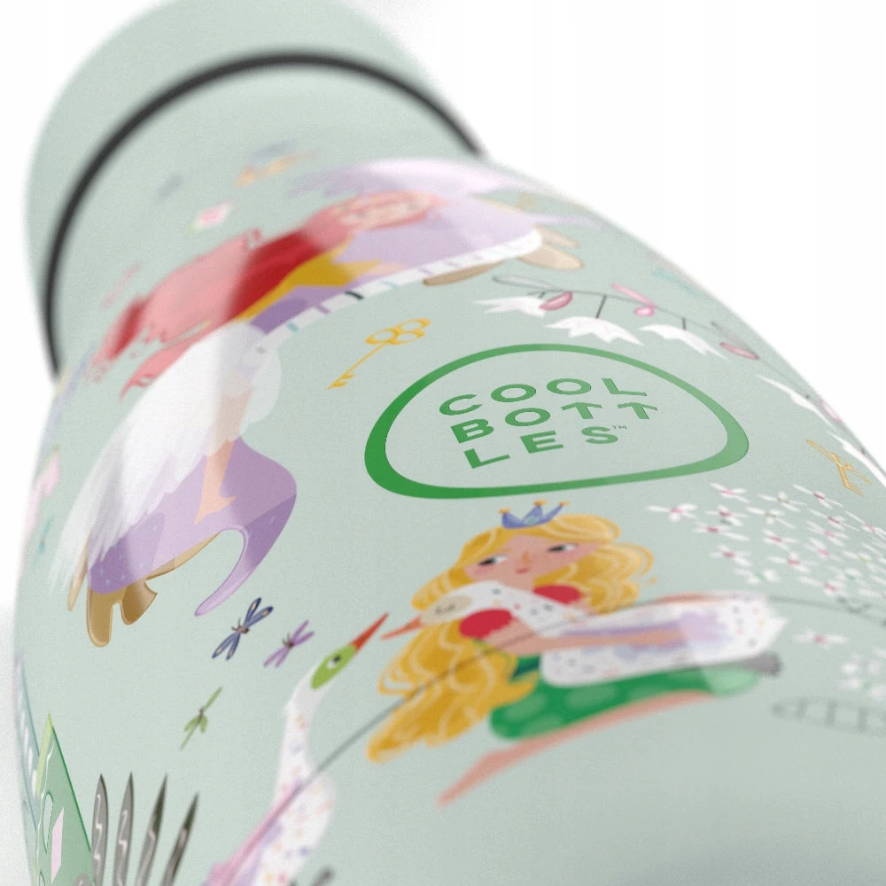 Cool Bottles Thermal buteliukas vaikams 350 ml Triple cool Princess Kingdom