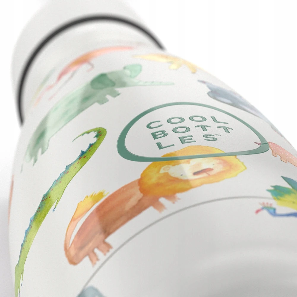 Cool Bottles Thermal buteliukas vaikams 260 ml Afrikos safari